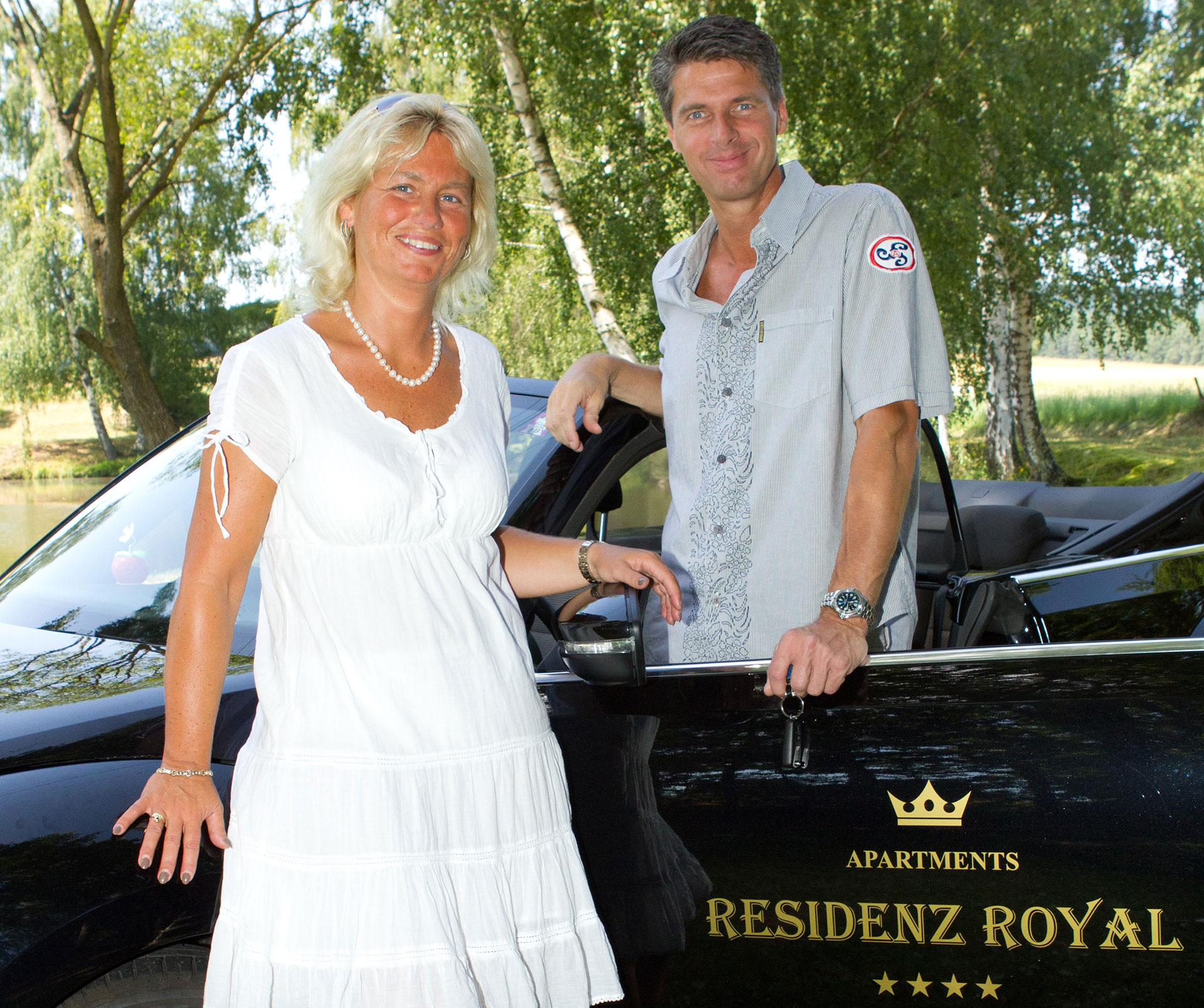 Marc und Vera Droll, Gastgeber der Residenz Royal