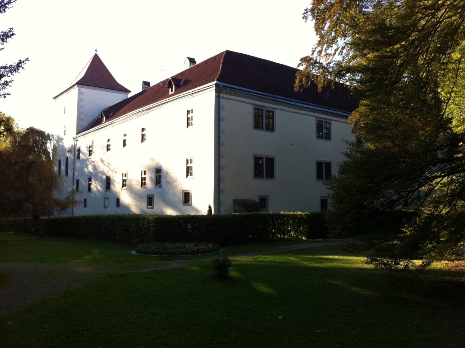 Schlosspark in der Altstadt von Gmünd