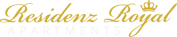 Logo der Residenz Royal – invertierte Version