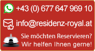 Residenz Royal Hotel, hotline